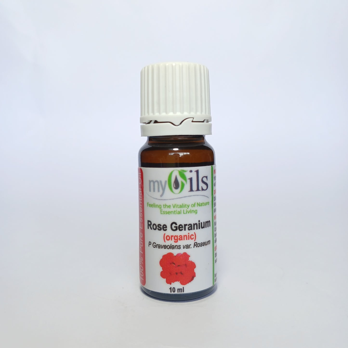 Rose Geranium (Organic) Essential Oil - 10ml