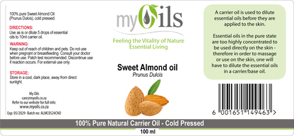 Almond (Sweet) Carrier Oil - 100ml