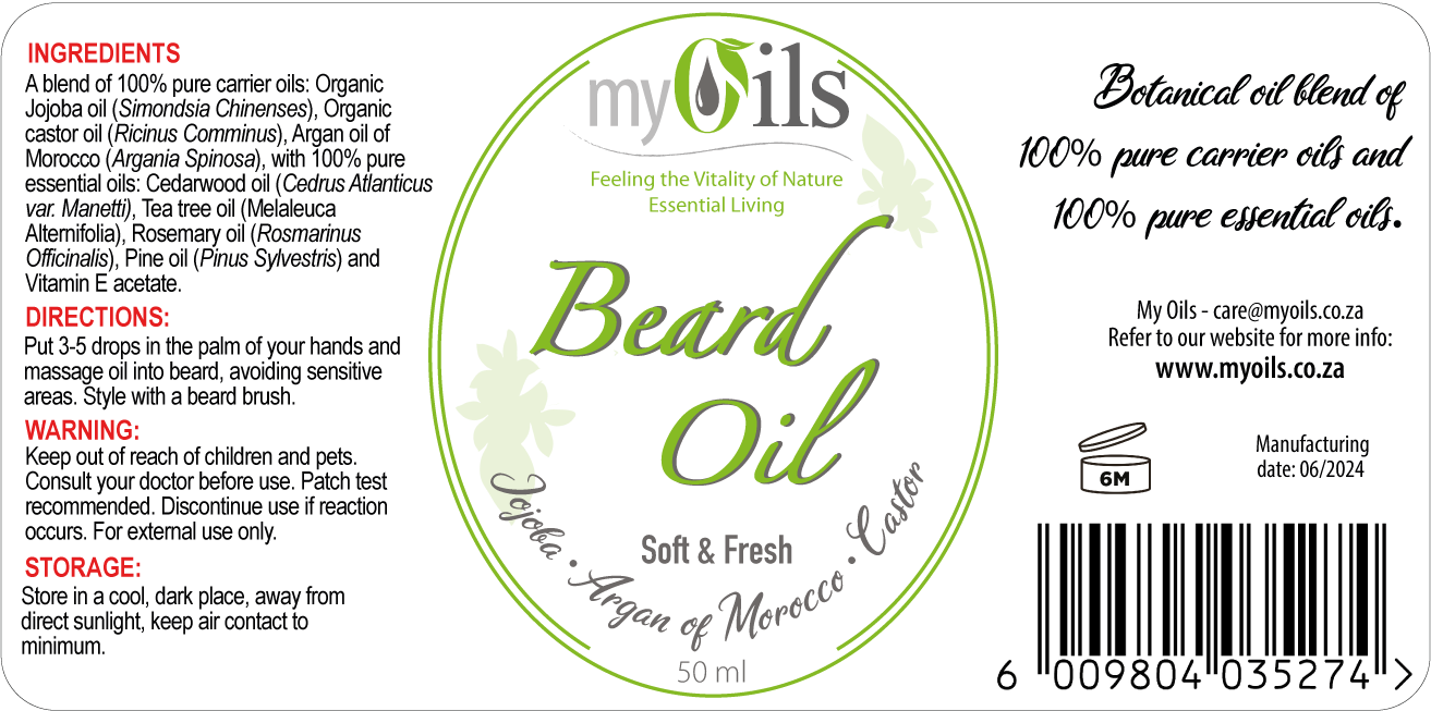 Beard Oil - Soft and Fresh - 50ml