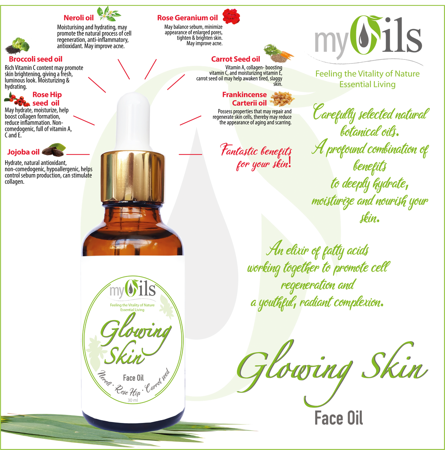 Glowing Skin Face Oil - 30ml