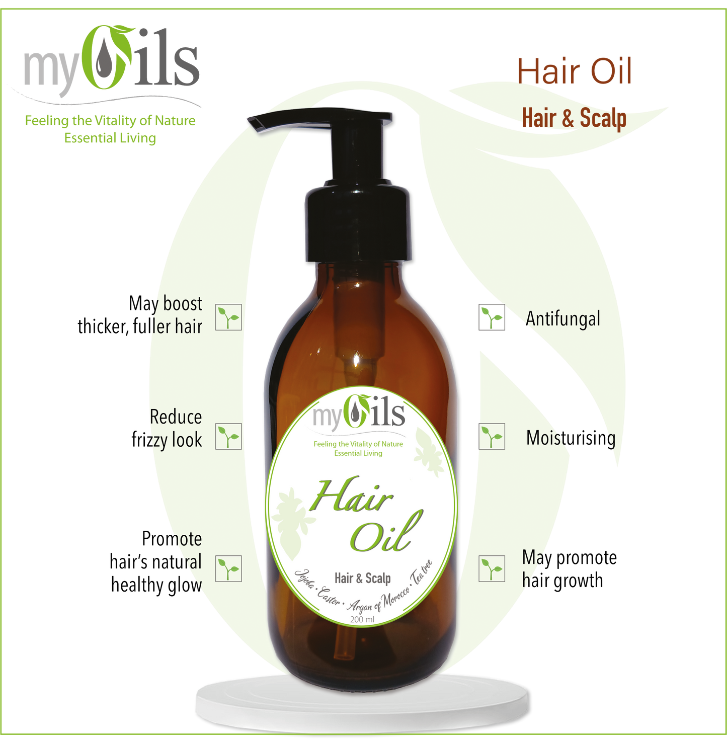 Hair Oil - Hair & Scalp - 200ml