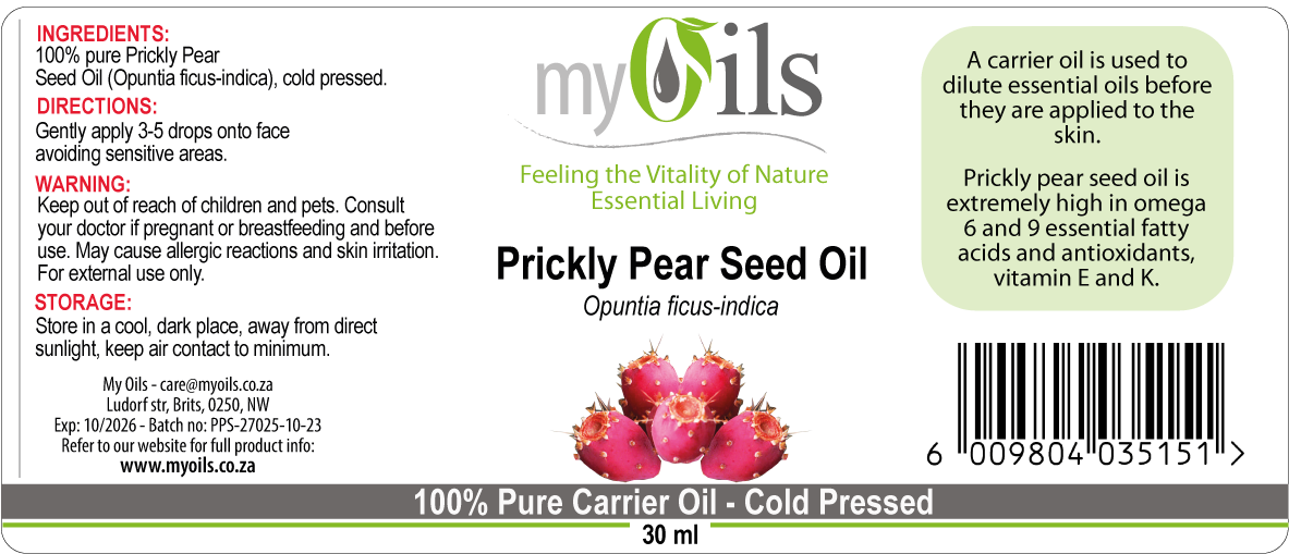 Prickly Pear Seed Oil - 30ml