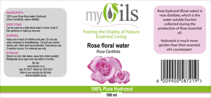 Rose Floral Water (Hydrosol) - 100ml